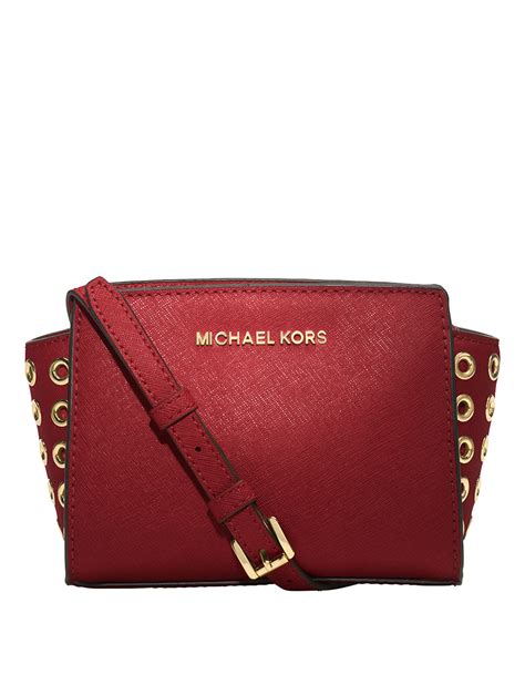 michael kors selma large red|michael kors armband.